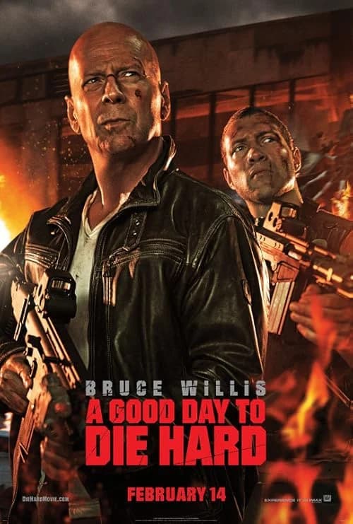 A Good Day to Die Hard film posteri