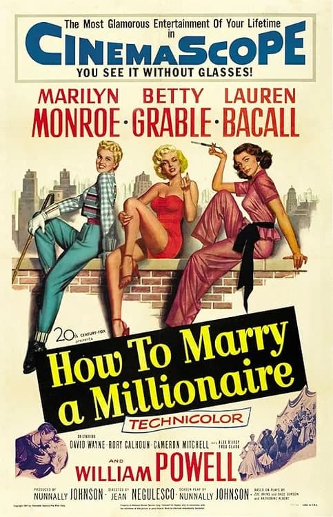 How to Marry a Millionaire film posteri